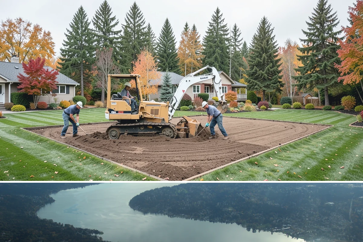 Bare Spot Repair in Sammamish, King County, WA - Seed patches establish best in spring and early fall