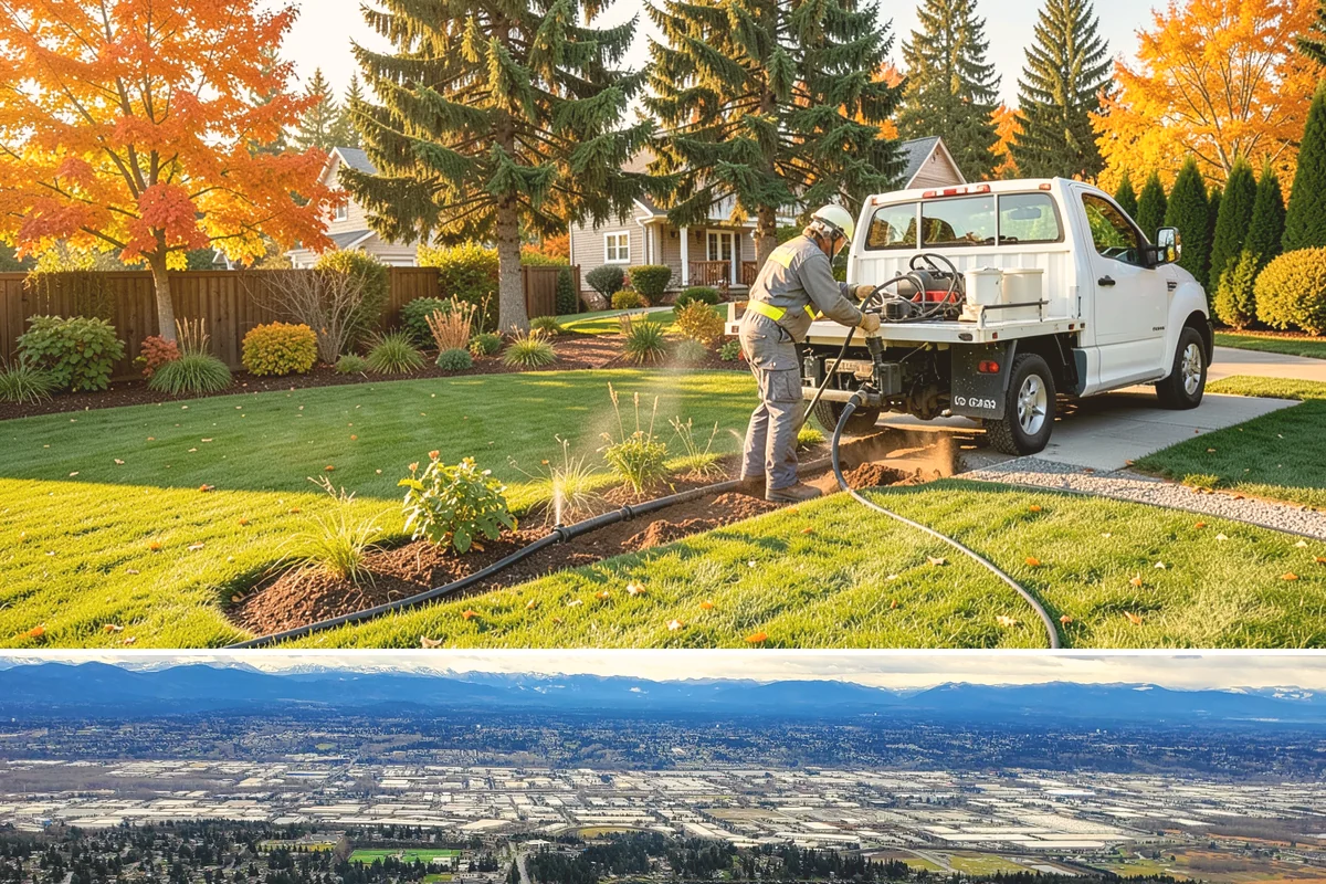 Bare Spot Repair in SeaTac, King County, WA - Seed patches establish best in spring and early fall
