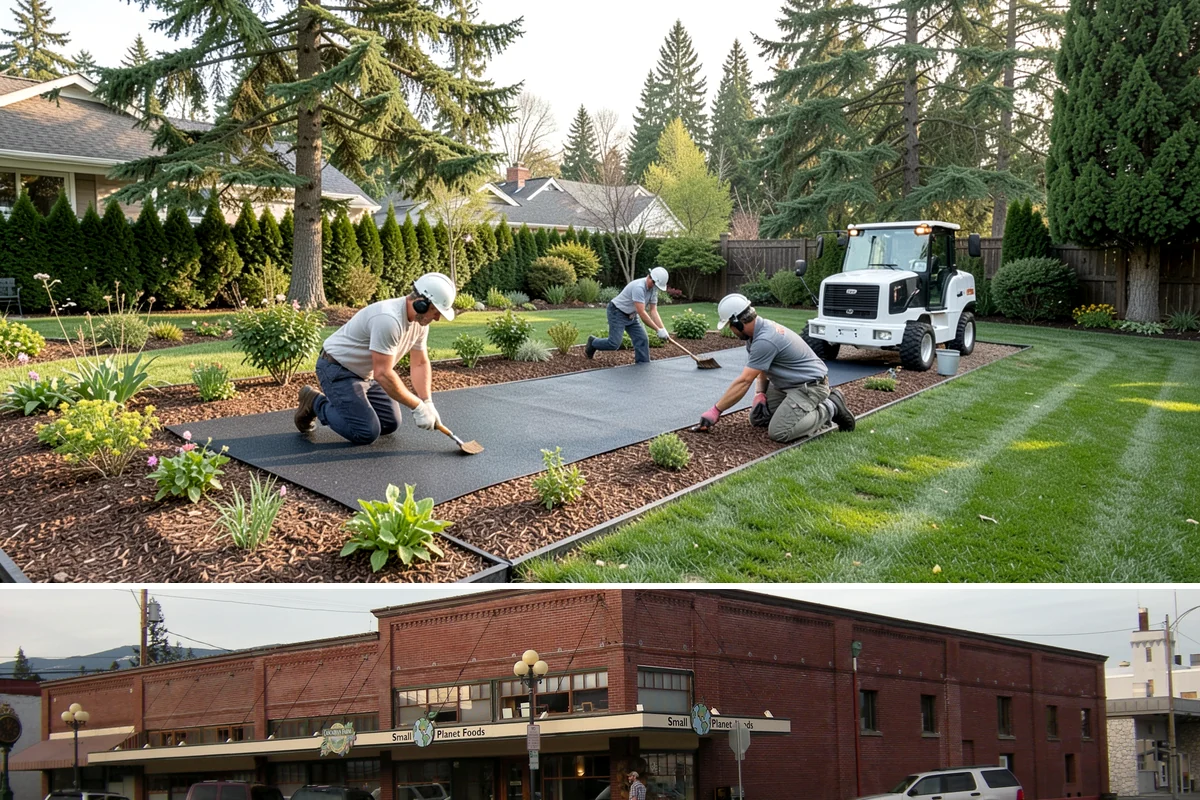 Bare Spot Repair in Sedro-Woolley, Skagit County, WA - Seed patches establish best in spring and early fall