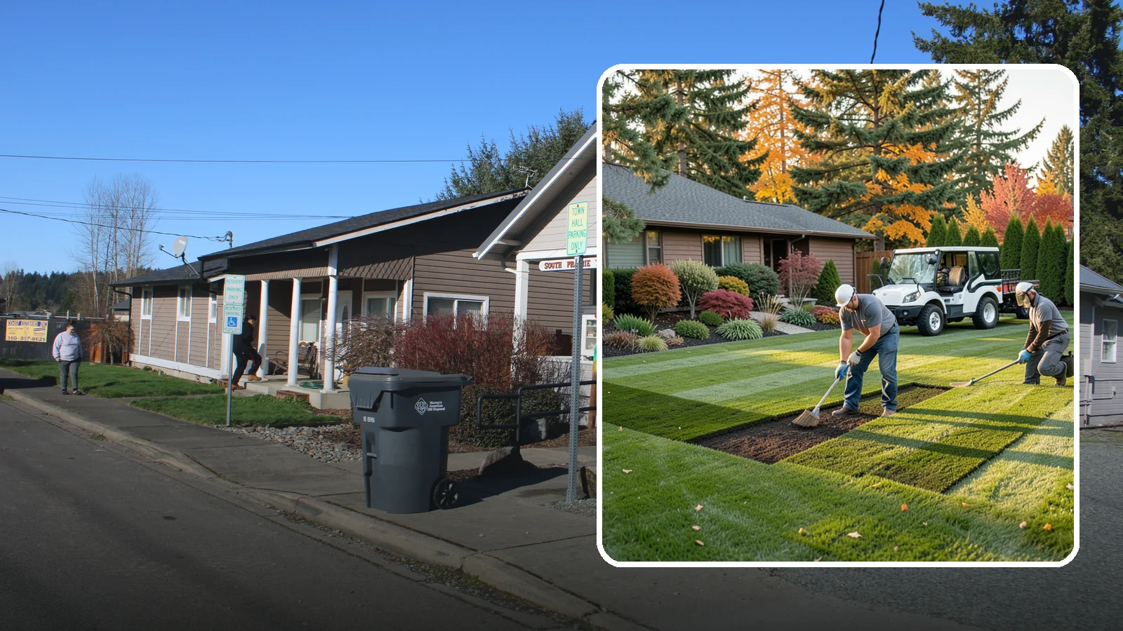 Bare Spot Repair in South Prairie, Pierce County, WA - Targeted repair of dead patches, worn areas, and thin spots to restore a uniform, healthy lawn.