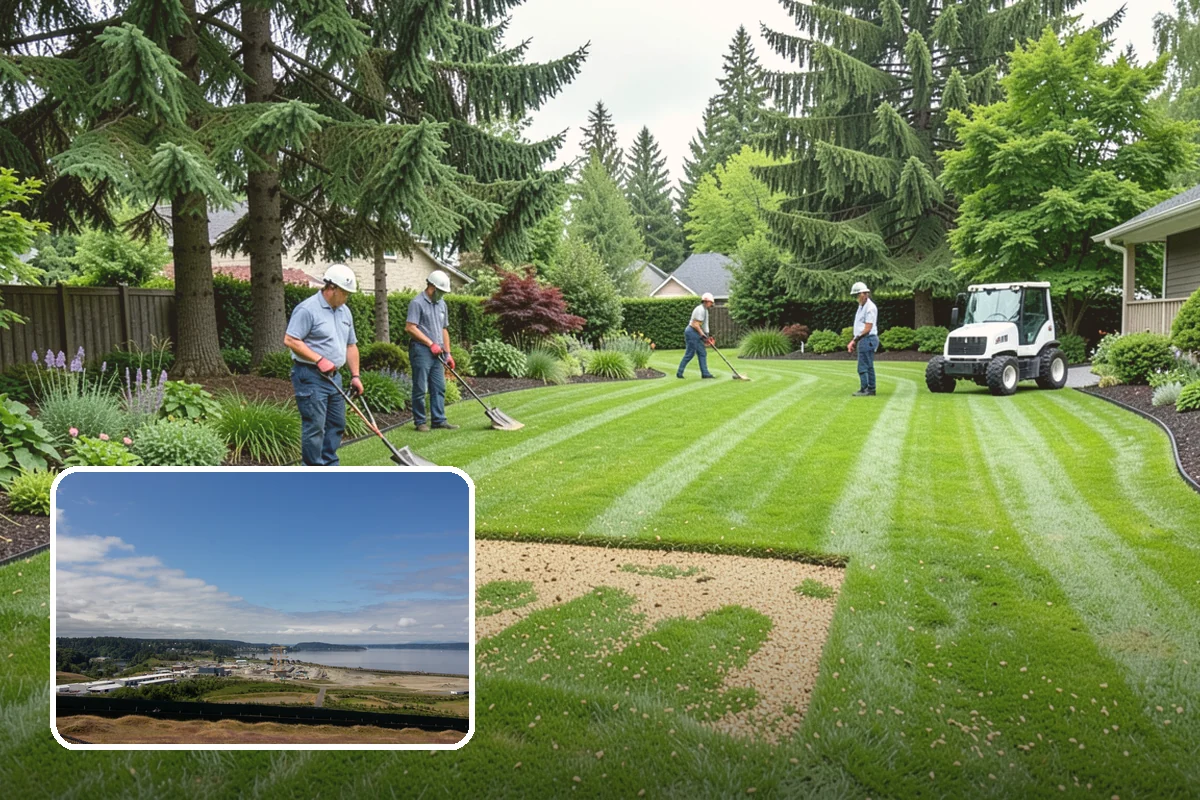 Bare Spot Repair in University Place, Pierce County, WA - Restores a uniform look across the lawn