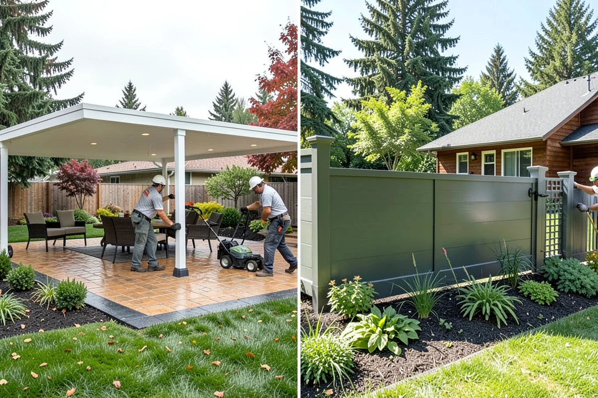 Bark Installation in Arlington, Snohomish County, WA - Edge and clear the beds