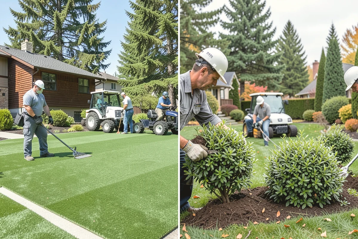 Bark Installation in Black Diamond, King County, WA - Edge and clear the beds