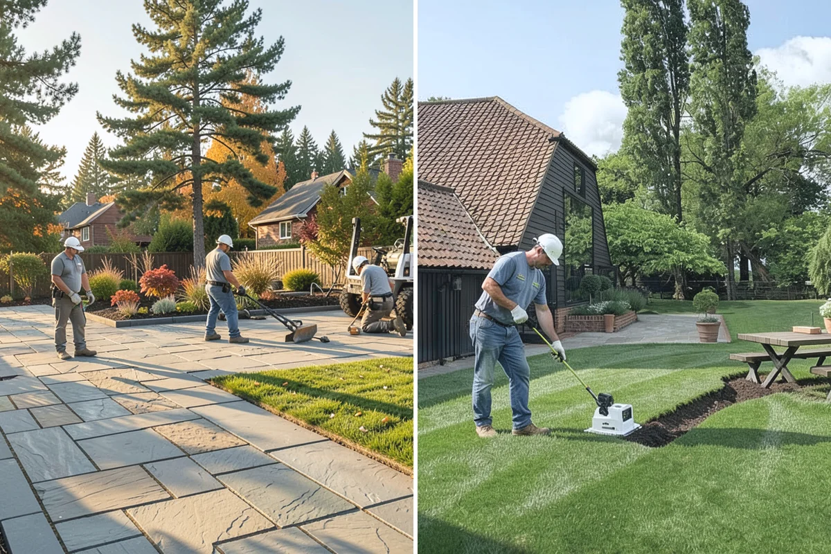 Bark Installation in Bonney Lake, Pierce County, WA - Edge and clear the beds
