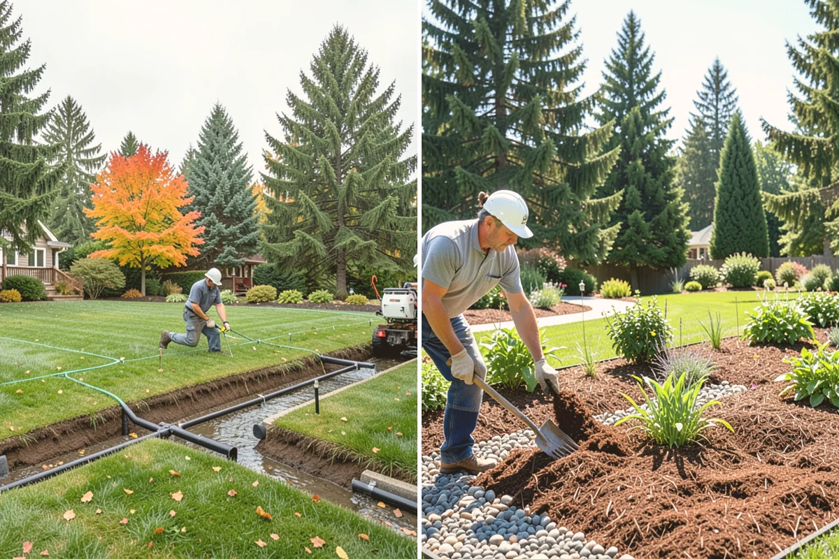 Bark Installation in Brier, Snohomish County, WA - Edge and clear the beds