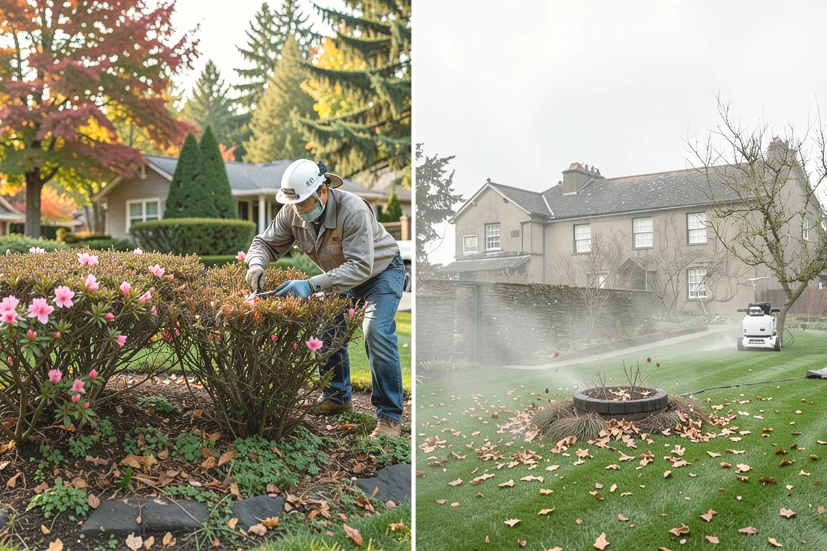 Bark Installation in Burien, King County, WA - Edge and clear the beds