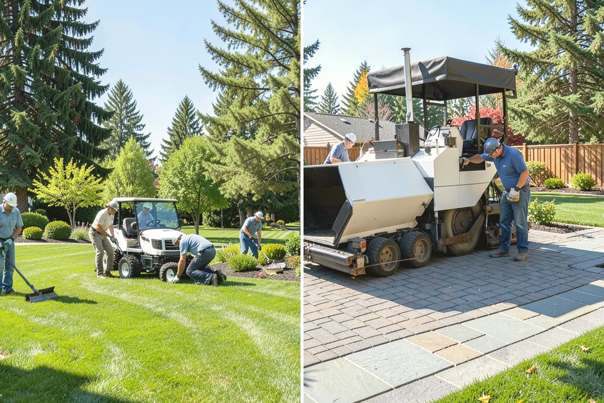 Bark Installation in Burlington, Skagit County, WA - Edge and clear the beds