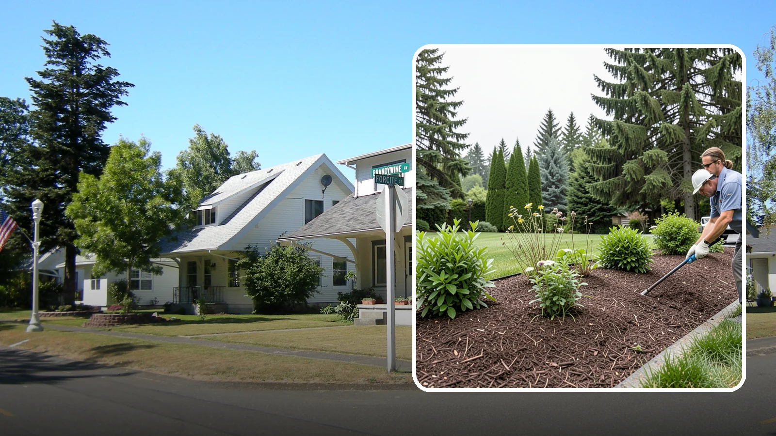 Bark Installation in DuPont, Pierce County, WA - Bark mulch and beauty bark installed for a rich, uniform finish that suppresses weeds and holds moisture.
