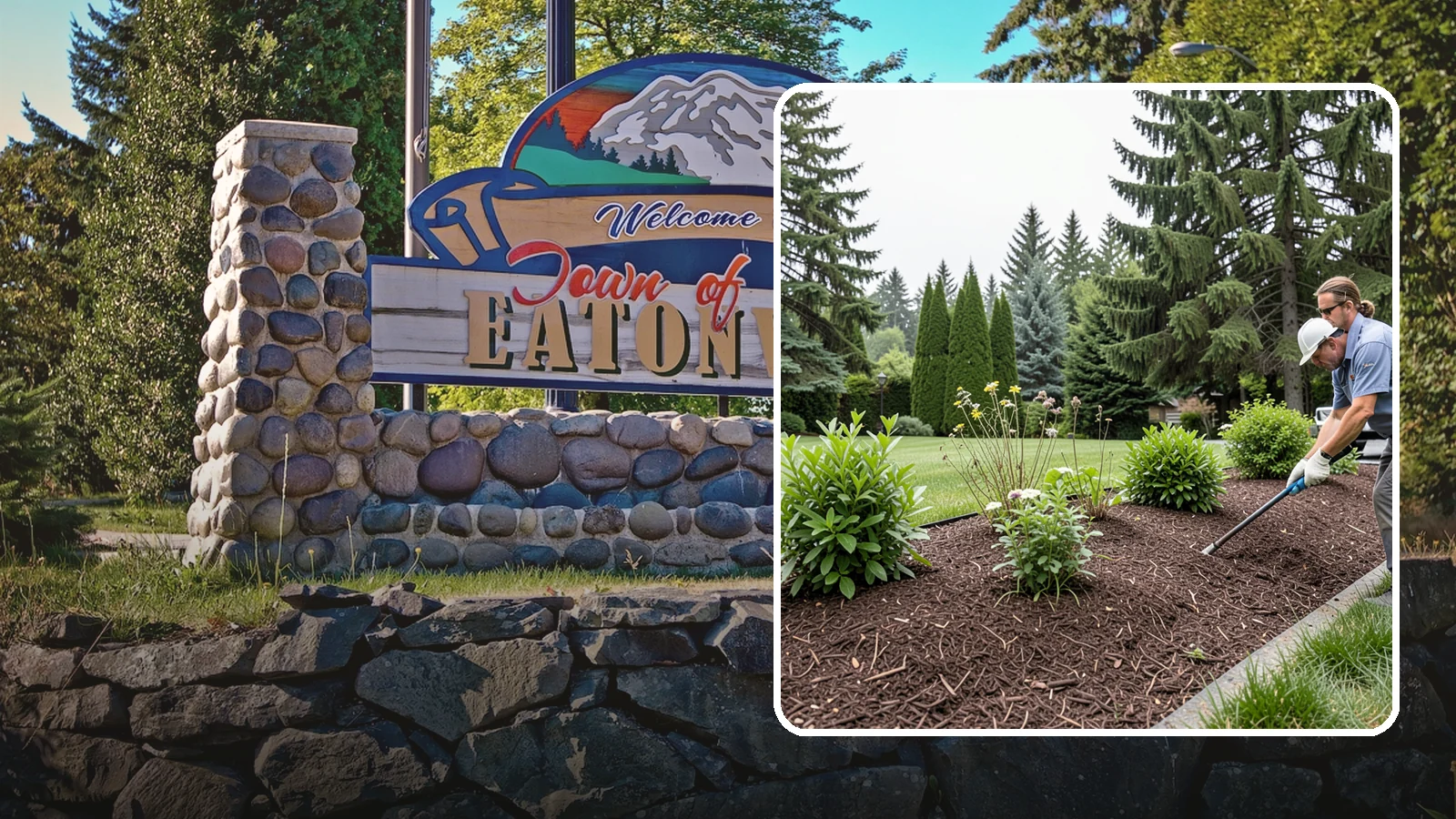 Bark Installation in Eatonville, Pierce County, WA - Bark mulch and beauty bark installed for a rich, uniform finish that suppresses weeds and holds moisture.