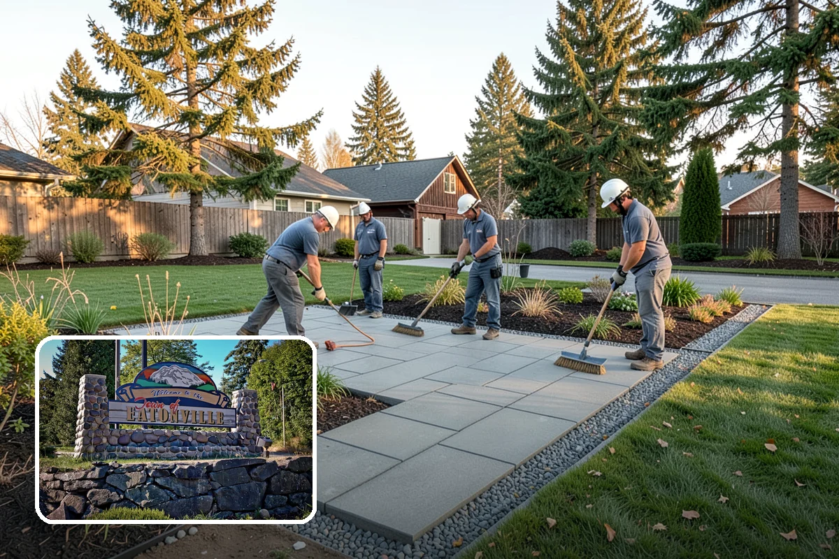 Bark Installation in Eatonville, Pierce County, WA - Rich, uniform color that lasts
