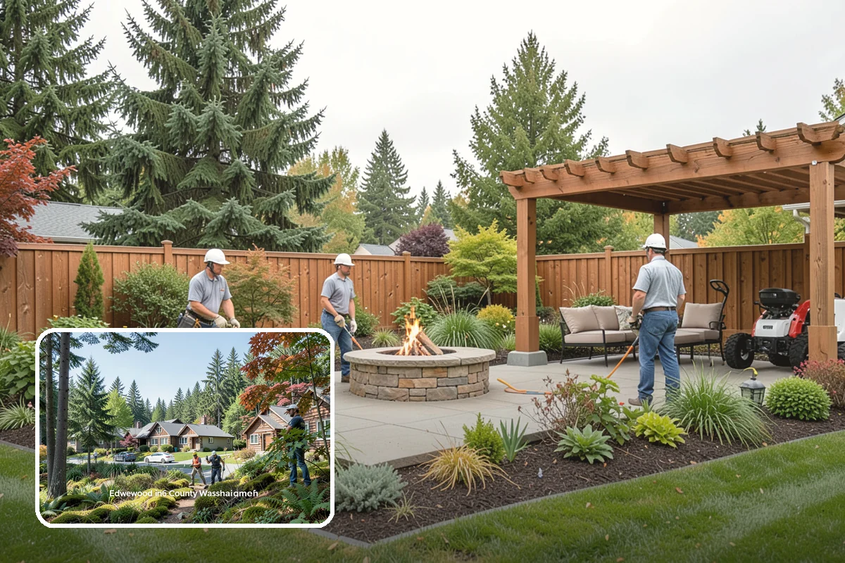 Bark Installation in Edgewood, Pierce County, WA - Rich, uniform color that lasts