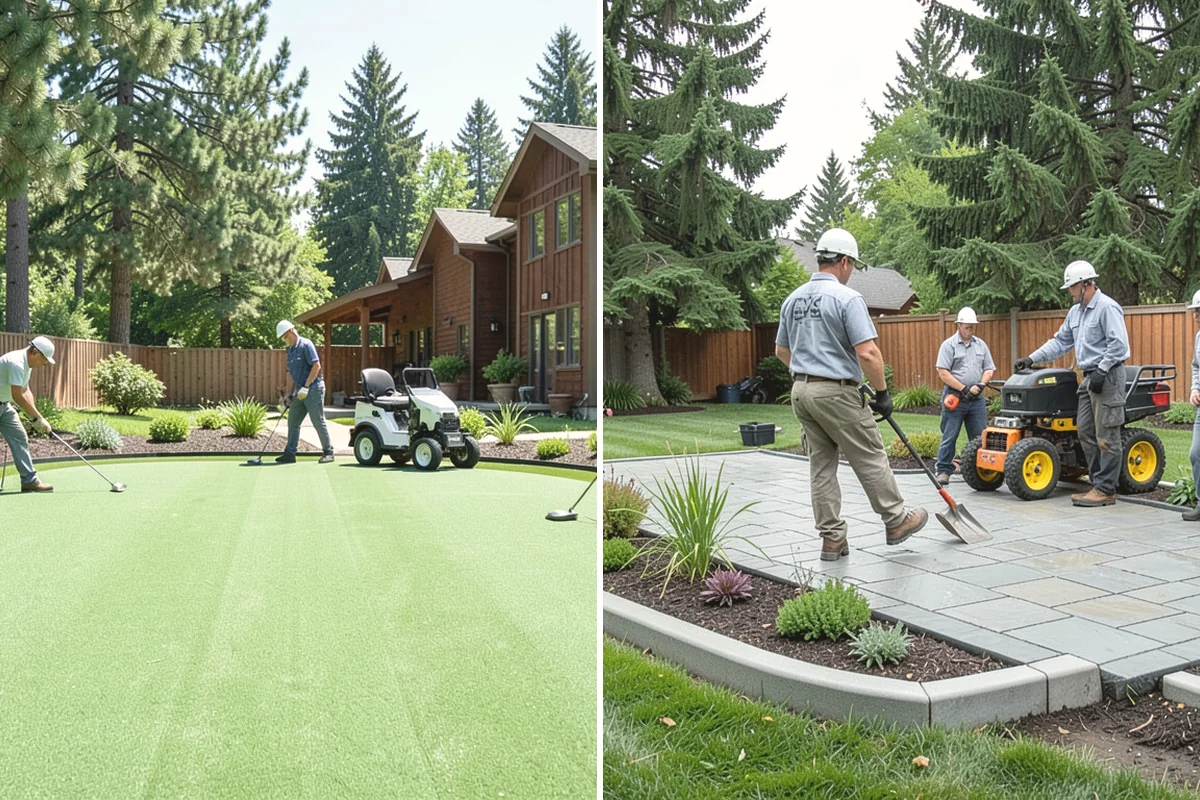 Bark Installation in Edgewood, Pierce County, WA - Edge and clear the beds
