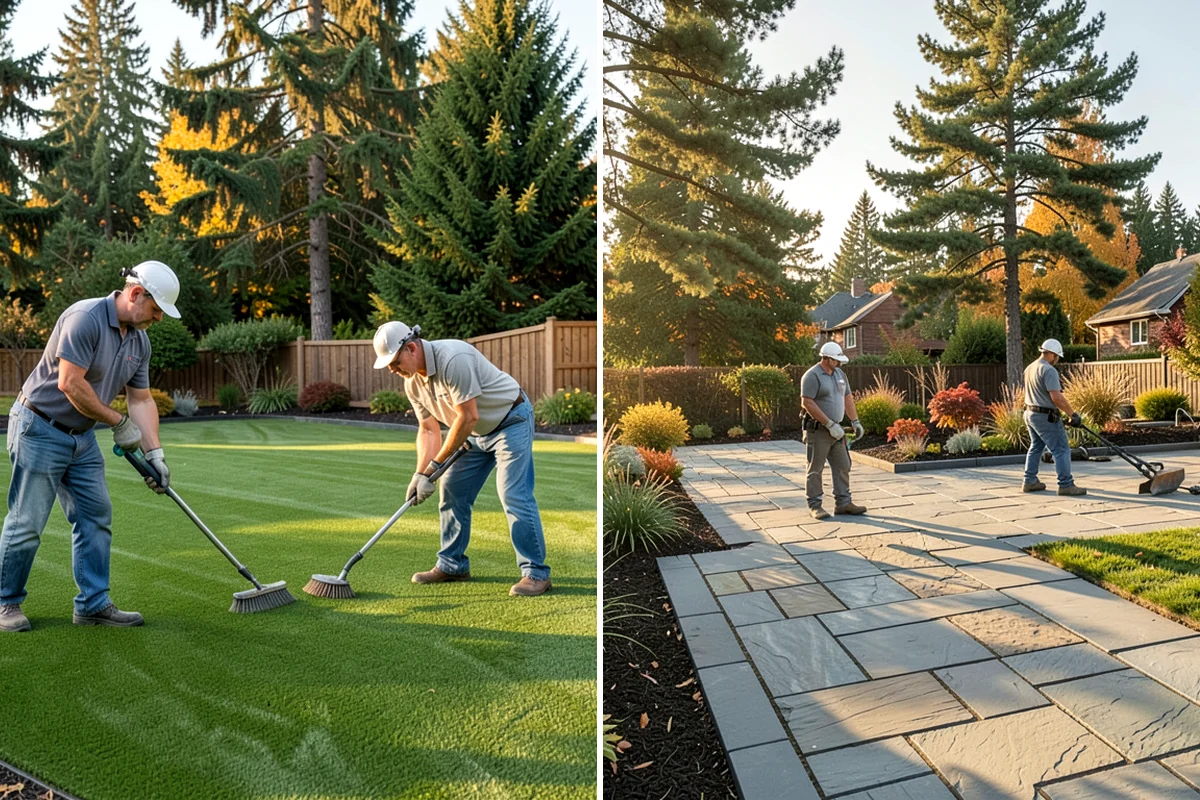 Bark Installation in Everett, Snohomish County, WA - Edge and clear the beds