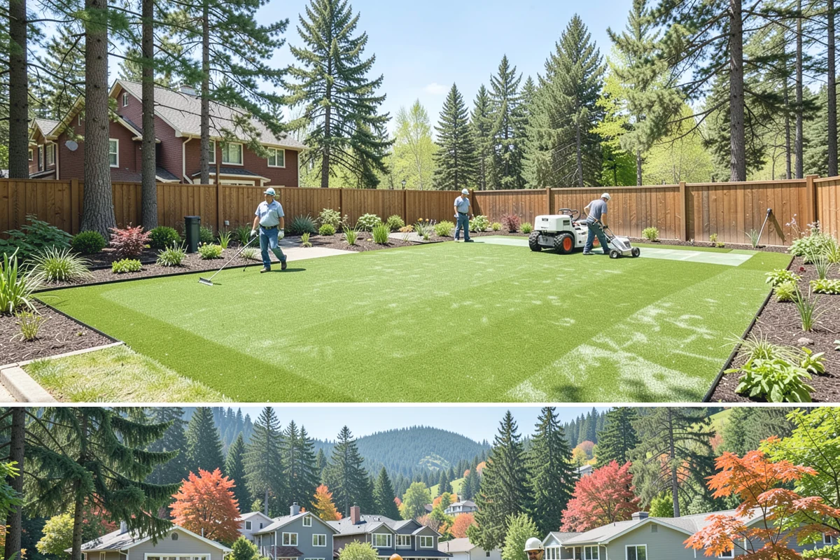 Bark Installation in Fircrest, Pierce County, WA - Best applied spring or fall