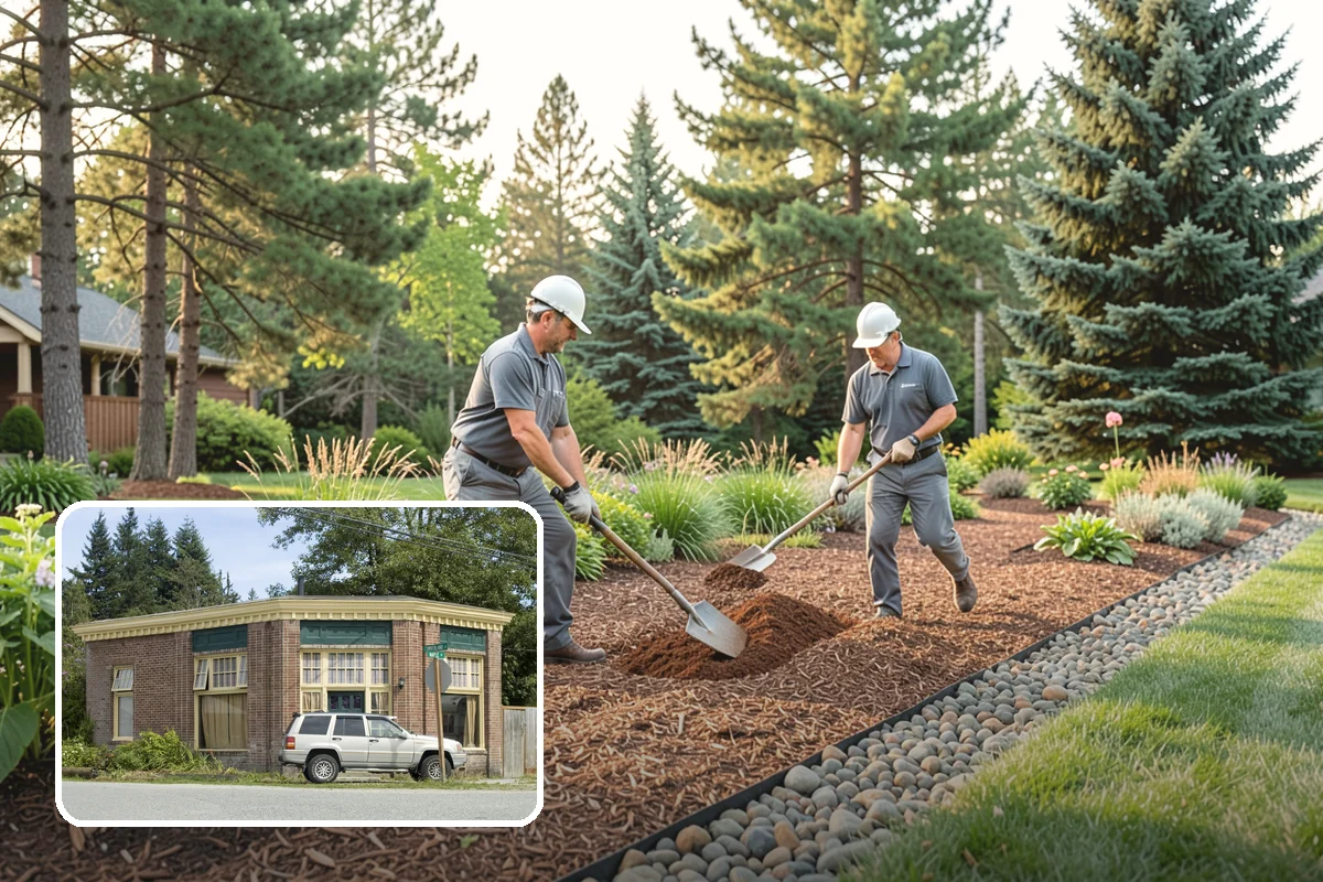 Bark Installation in Hamilton, Skagit County, WA - Rich, uniform color that lasts
