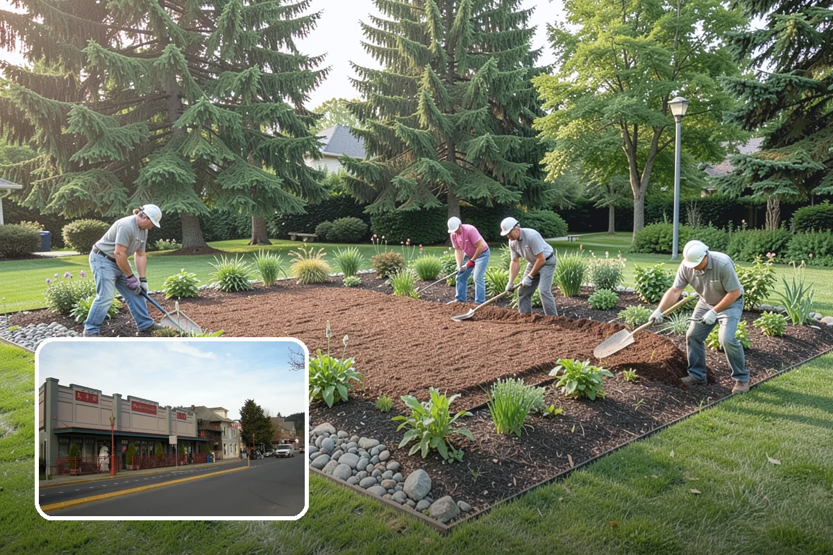 Bark Installation in Issaquah, King County, WA - Rich, uniform color that lasts
