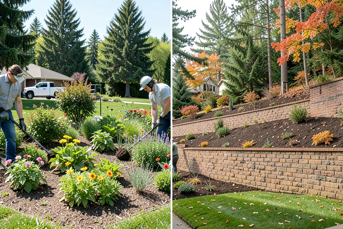 Bark Installation in Kenmore, King County, WA - Edge and clear the beds