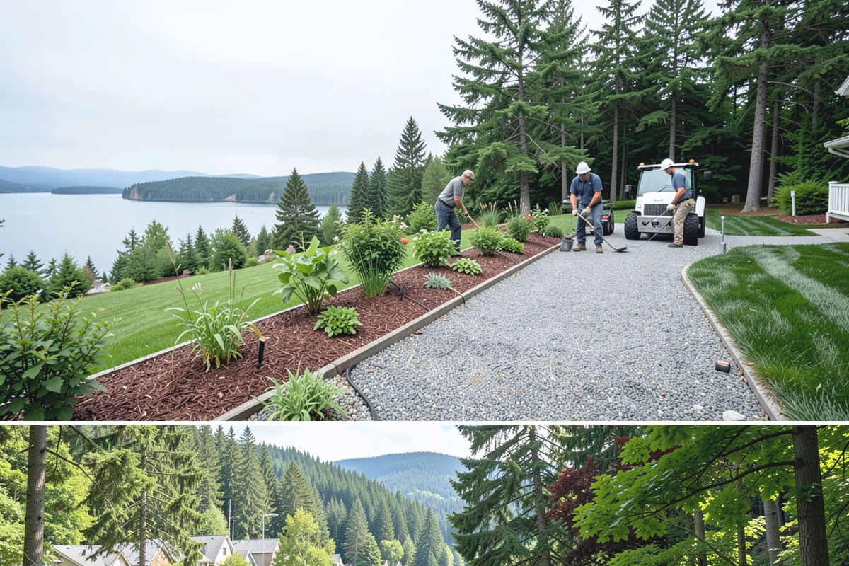 Bark Installation in Lake Forest Park, King County, WA - Best applied spring or fall