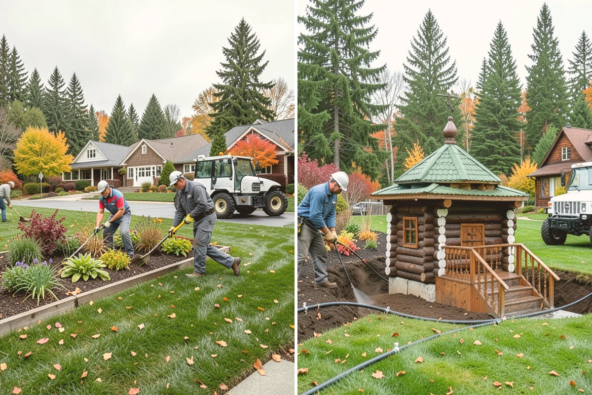 Bark Installation in Lynnwood, Snohomish County, WA - Edge and clear the beds