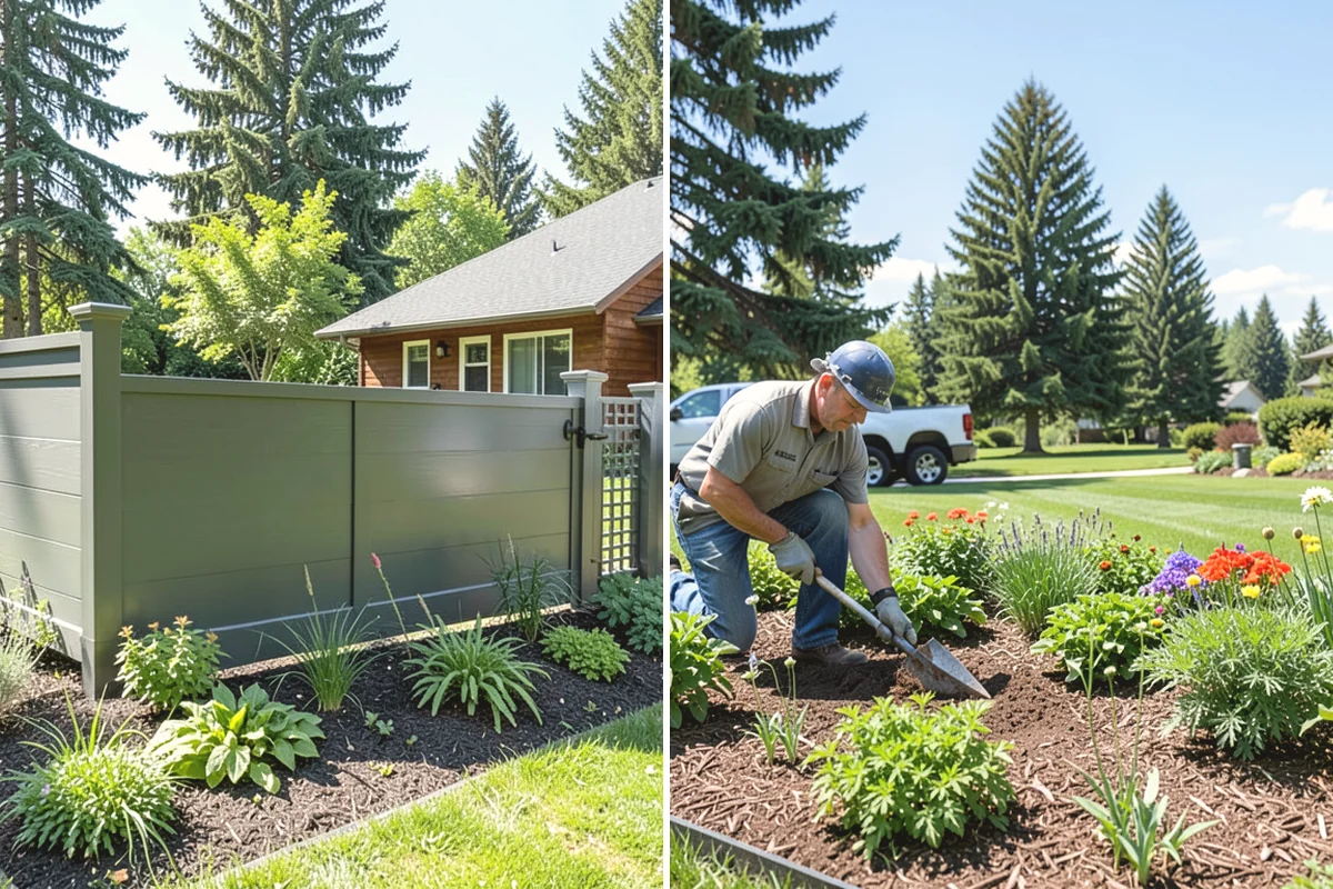 Bark Installation in Monroe, Snohomish County, WA - Edge and clear the beds