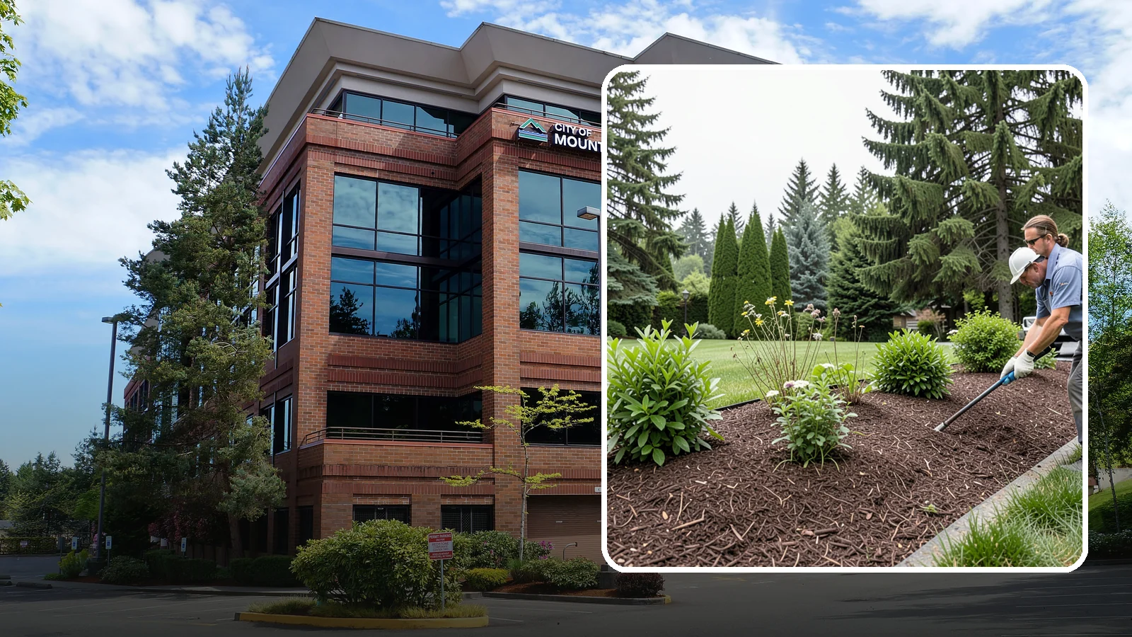 Bark Installation in Mountlake Terrace, Snohomish County, WA - Bark mulch and beauty bark installed for a rich, uniform finish that suppresses weeds and holds moisture.