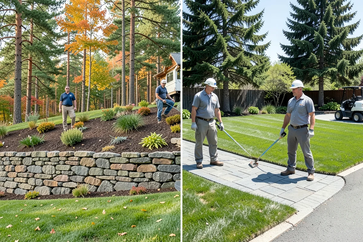 Bark Installation in Normandy Park, King County, WA - Edge and clear the beds