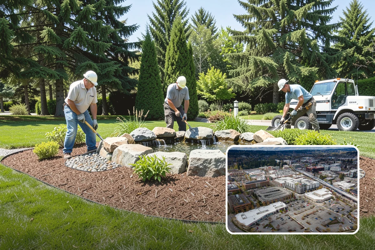 Bark Installation in Redmond, King County, WA - Rich, uniform color that lasts