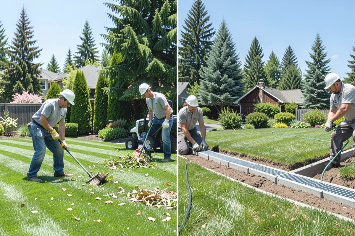Bark Installation in Redmond, King County, WA - Edge and clear the beds