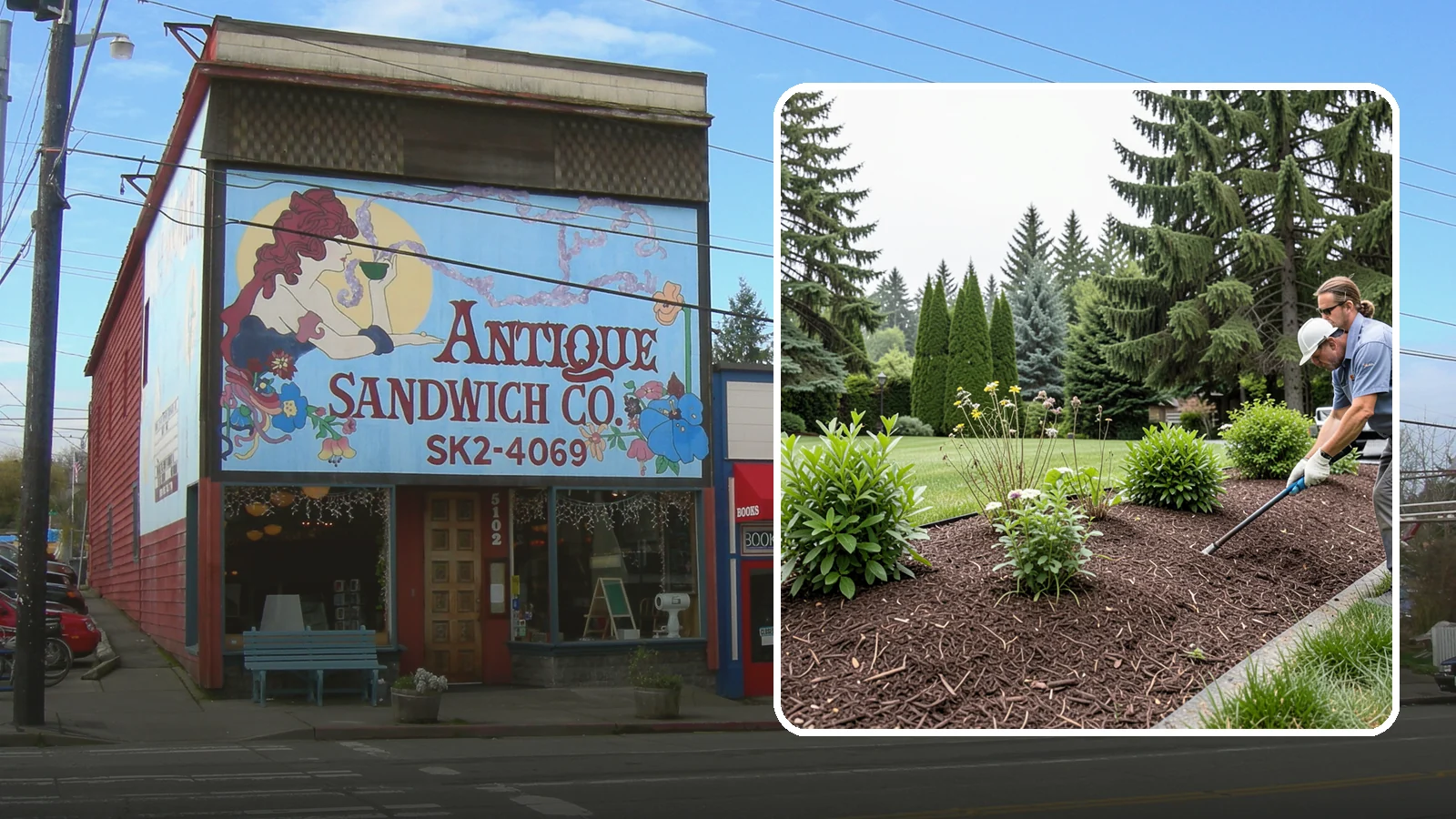 Bark Installation in Ruston, Pierce County, WA - Bark mulch and beauty bark installed for a rich, uniform finish that suppresses weeds and holds moisture.