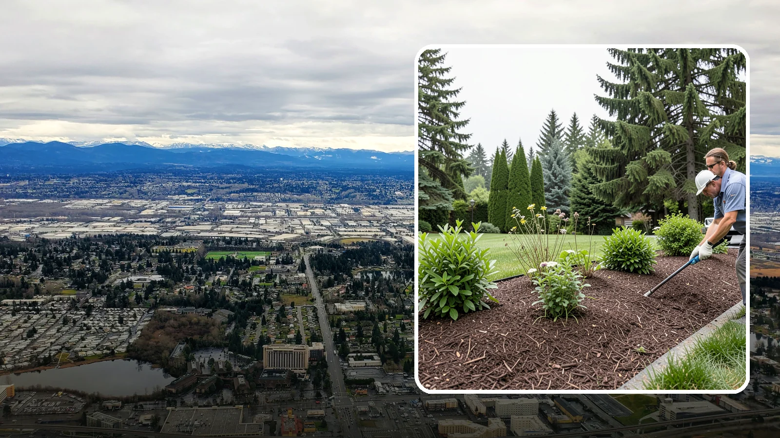 Bark Installation in SeaTac, King County, WA - Bark mulch and beauty bark installed for a rich, uniform finish that suppresses weeds and holds moisture.