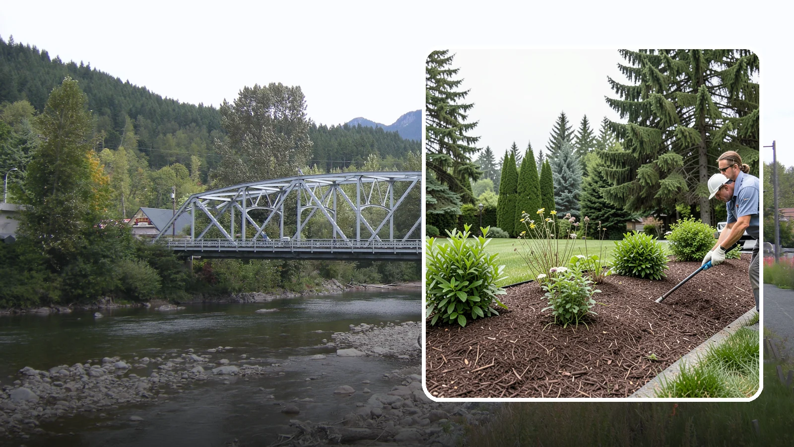 Bark Installation in Skykomish, King County, WA - Bark mulch and beauty bark installed for a rich, uniform finish that suppresses weeds and holds moisture.