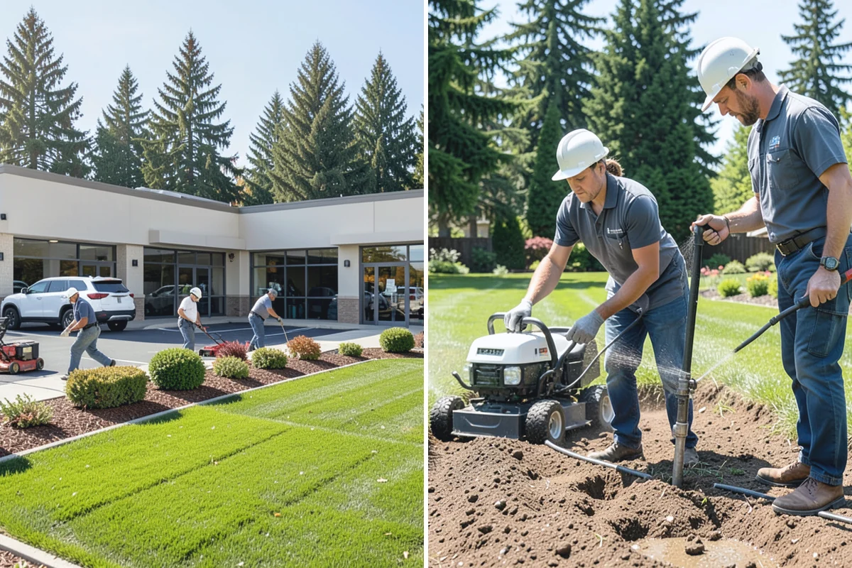 Bark Installation in Skykomish, King County, WA - Edge and clear the beds