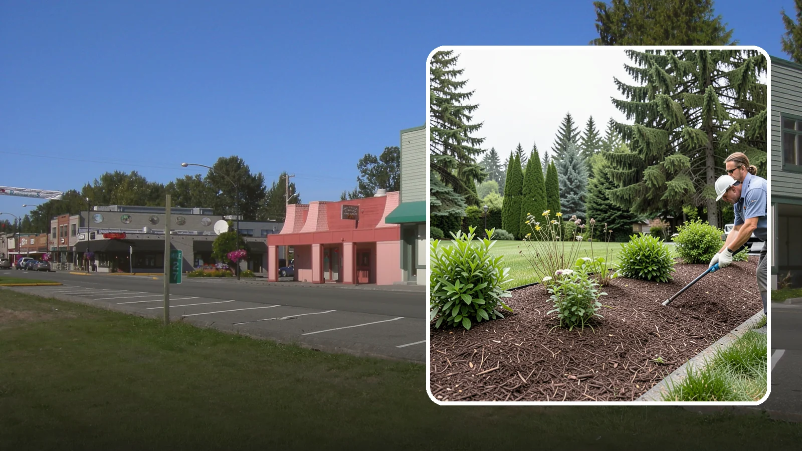 Bark Installation in Snoqualmie, King County, WA - Bark mulch and beauty bark installed for a rich, uniform finish that suppresses weeds and holds moisture.