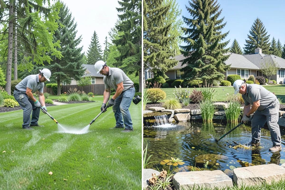 Bark Installation in South Prairie, Pierce County, WA - Edge and clear the beds