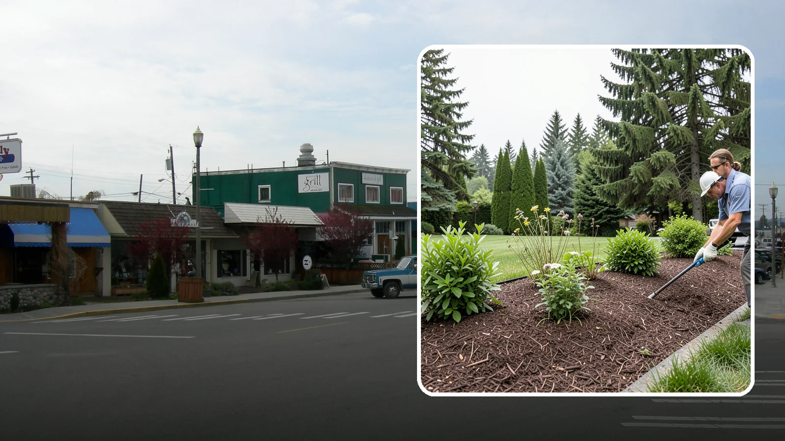 Bark Installation in Stanwood, Snohomish County, WA - Bark mulch and beauty bark installed for a rich, uniform finish that suppresses weeds and holds moisture.