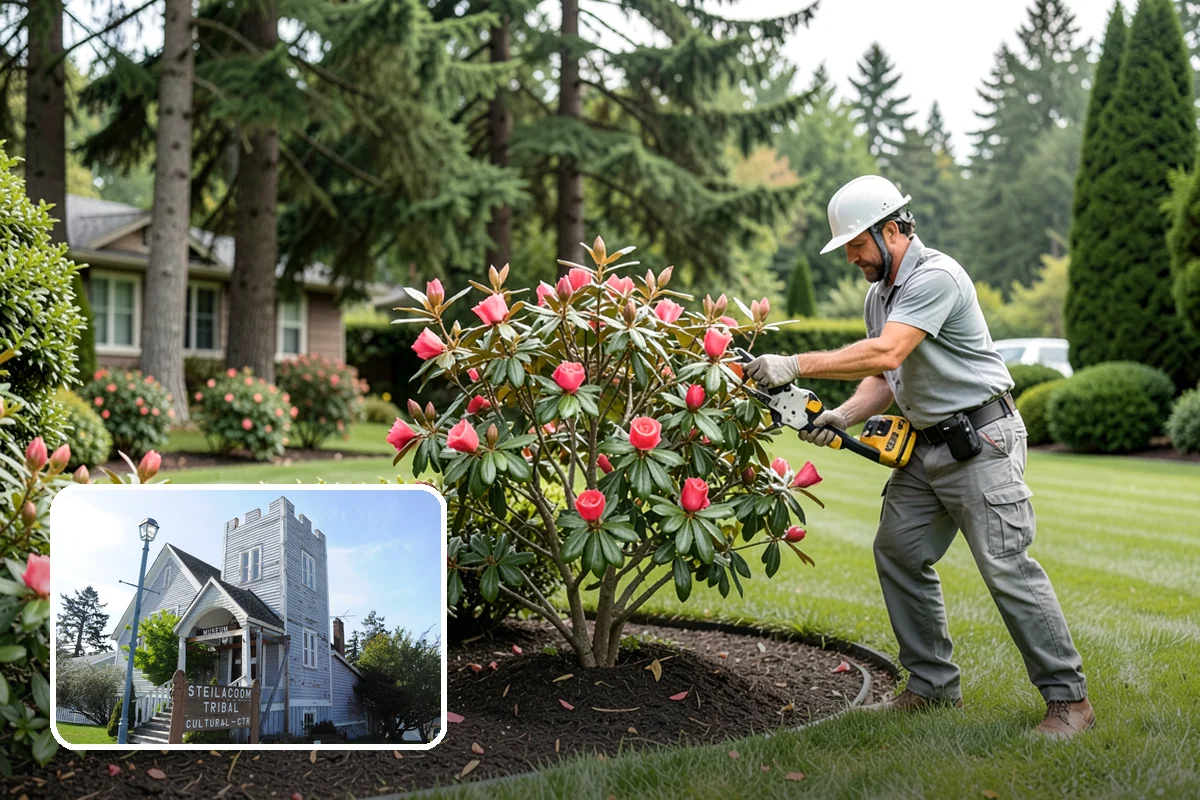 Bark Installation in Steilacoom, Pierce County, WA - Rich, uniform color that lasts