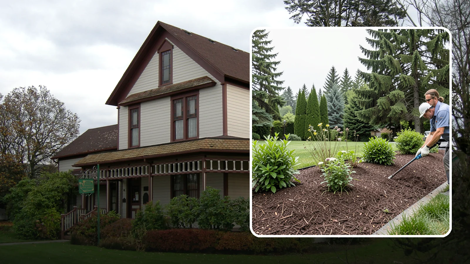 Bark Installation in Sumner, Pierce County, WA - Bark mulch and beauty bark installed for a rich, uniform finish that suppresses weeds and holds moisture.