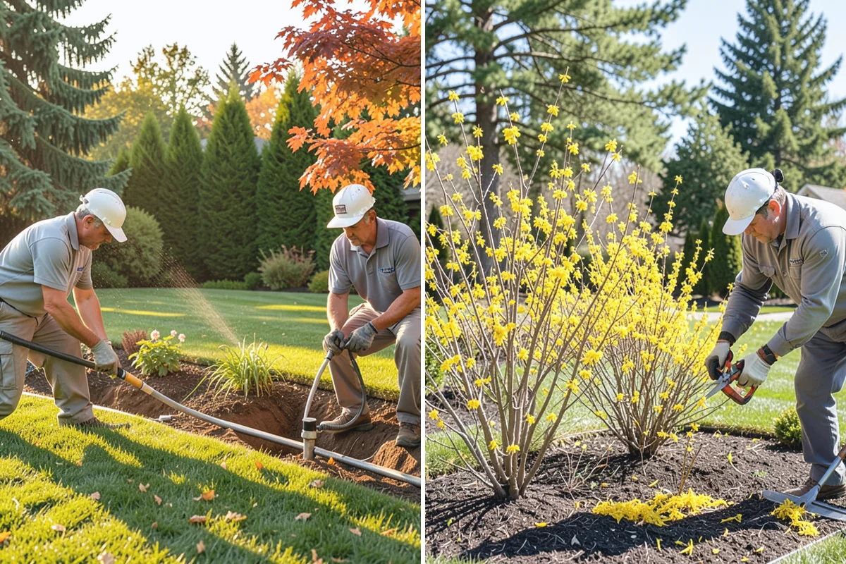 Bark Installation in Sumner, Pierce County, WA - Edge and clear the beds