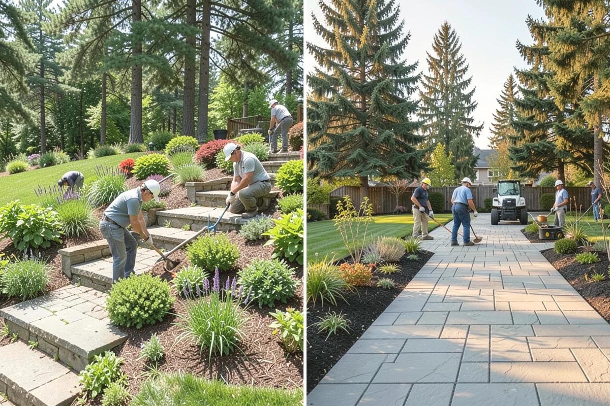Bark Installation in Tacoma, Pierce County, WA - Edge and clear the beds