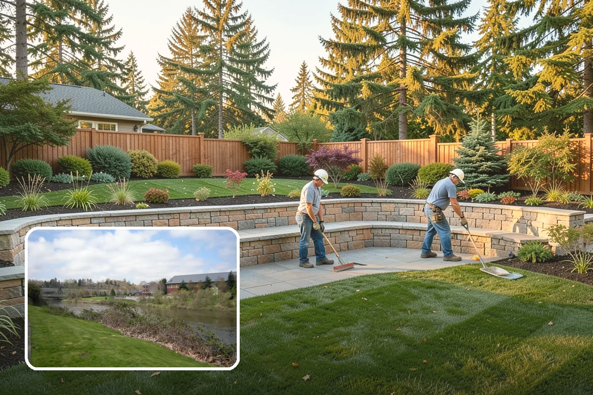 Bark Installation in Tukwila, King County, WA - Rich, uniform color that lasts