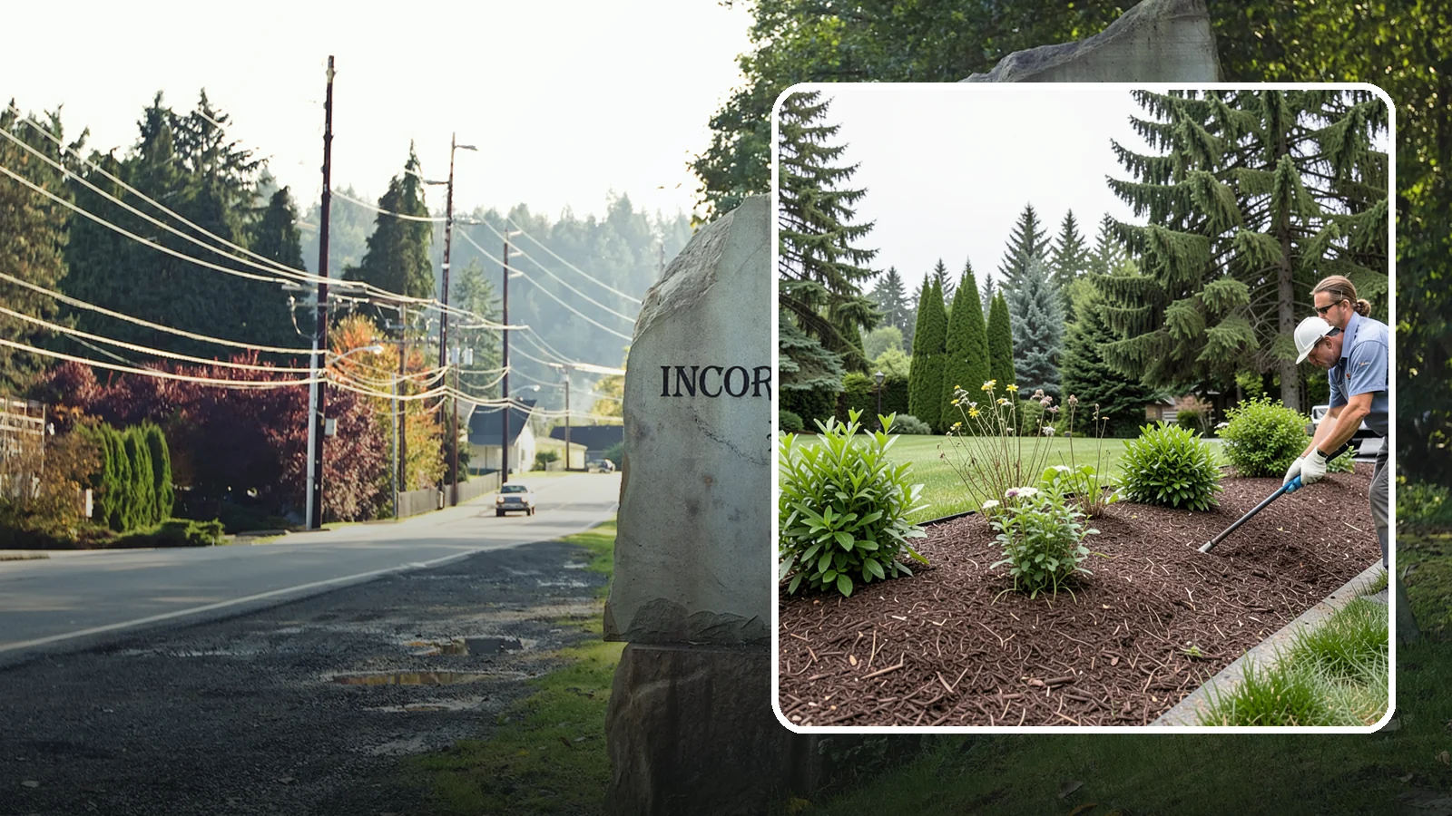 Bark Installation in Wilkeson, Pierce County, WA - Bark mulch and beauty bark installed for a rich, uniform finish that suppresses weeds and holds moisture.