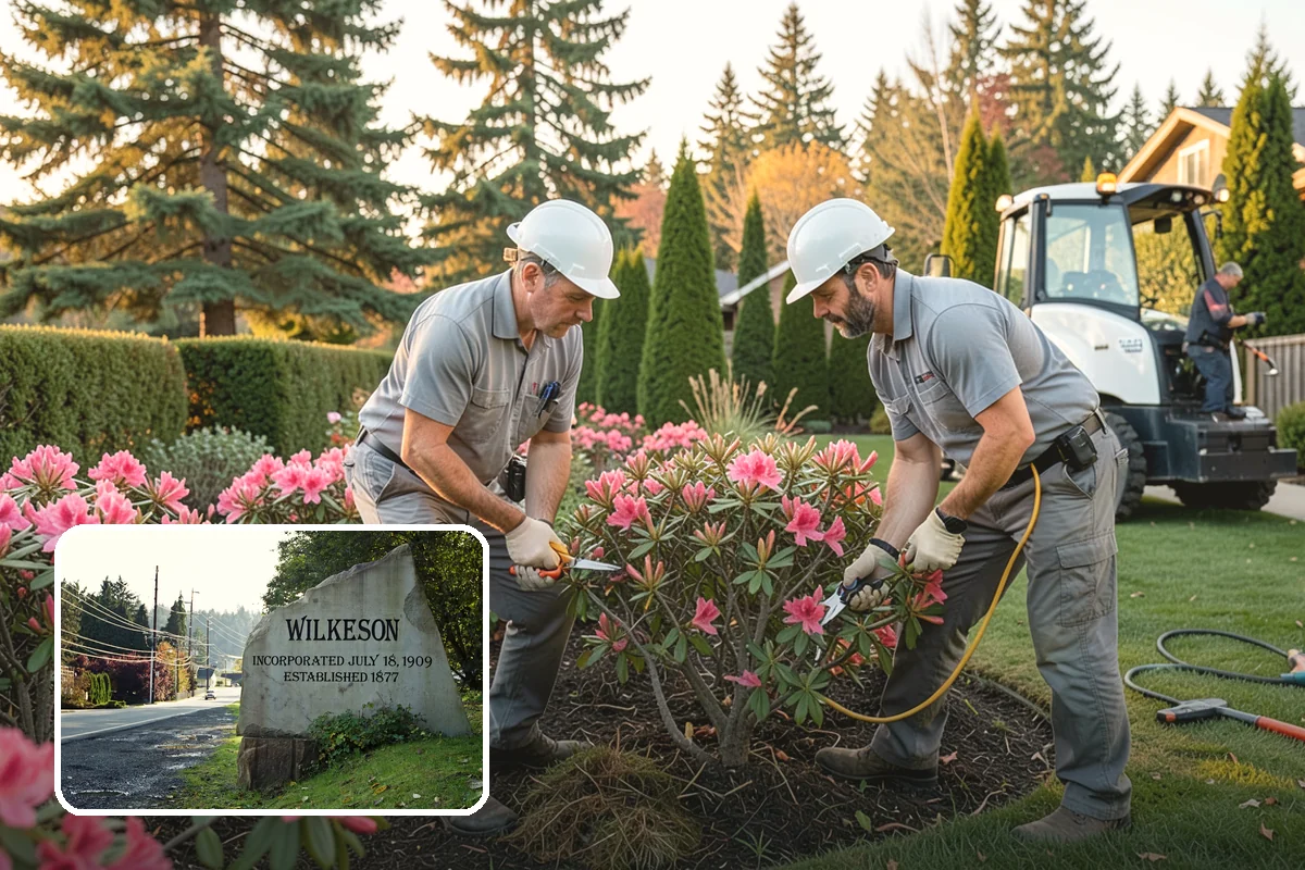 Bark Installation in Wilkeson, Pierce County, WA - Rich, uniform color that lasts