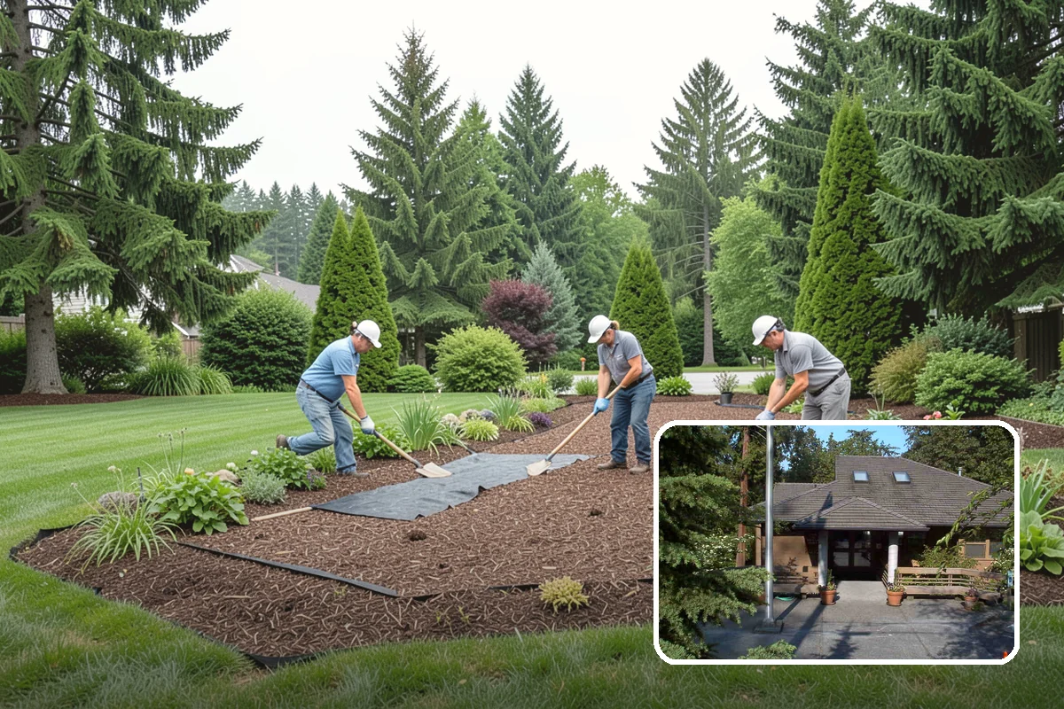 Bark Installation in Yarrow Point, King County, WA - Rich, uniform color that lasts