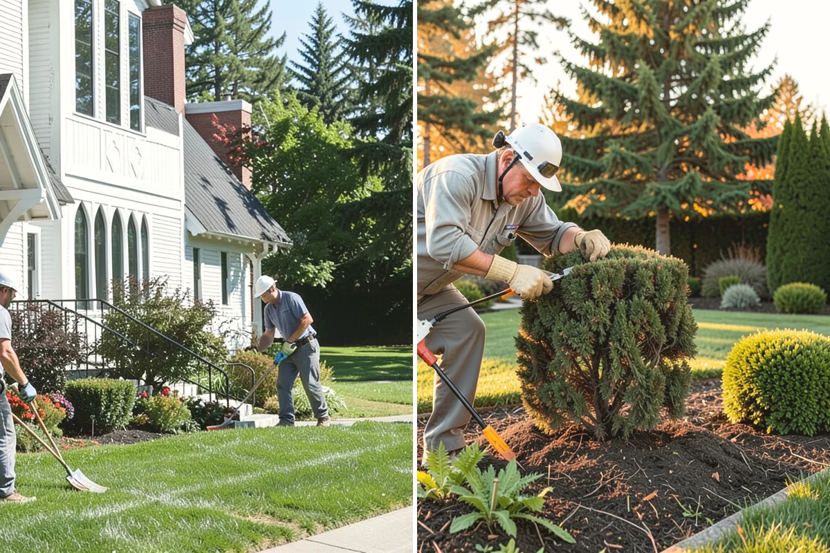 Bark Refresh in Anacortes, Skagit County, WA - Rake and redistribute the existing bark to fill thin spots