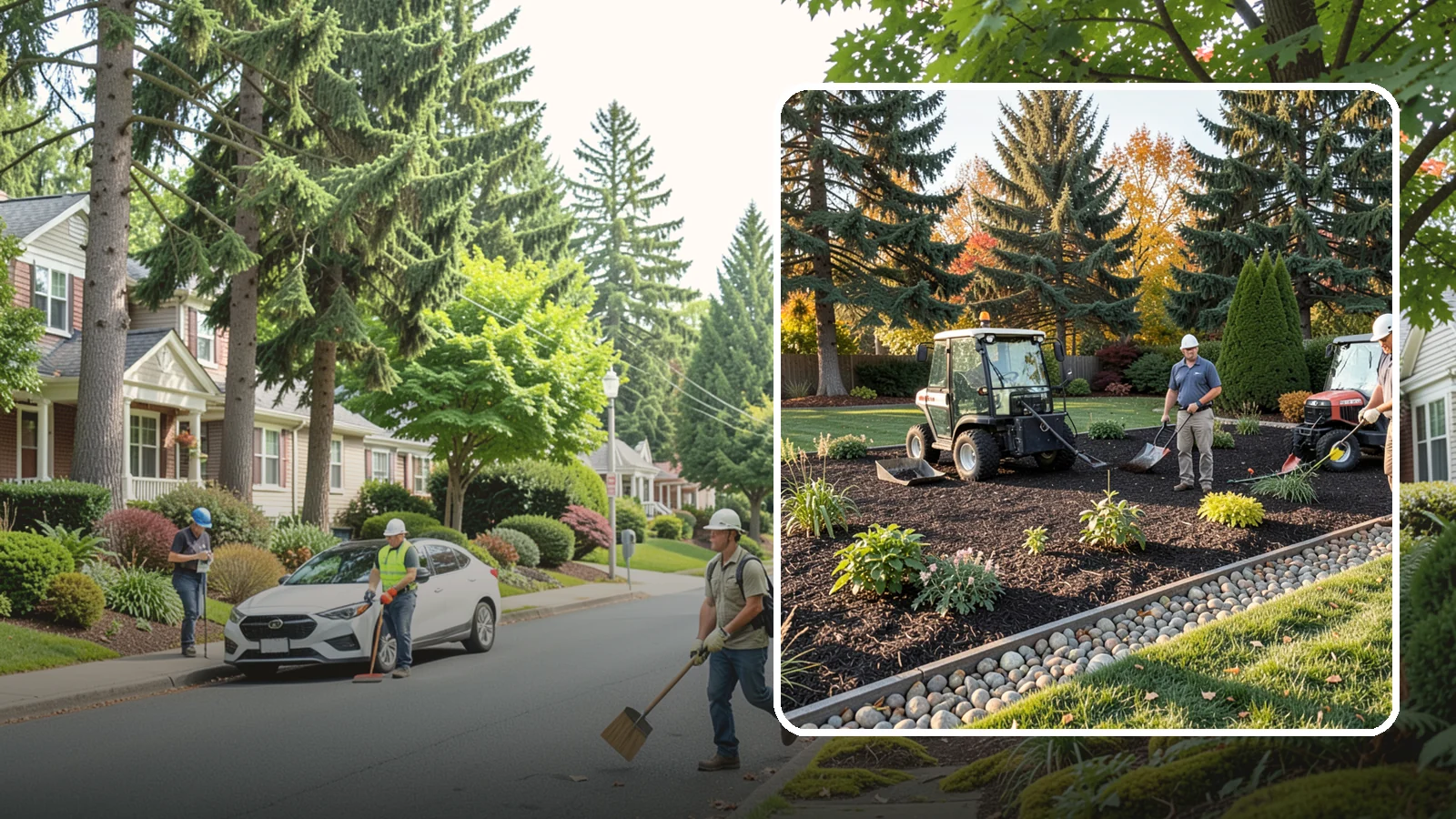 Bark Refresh in Beaux Arts Village, King County, WA - A top-up layer of fresh bark that revives faded beds without a full tear-out.