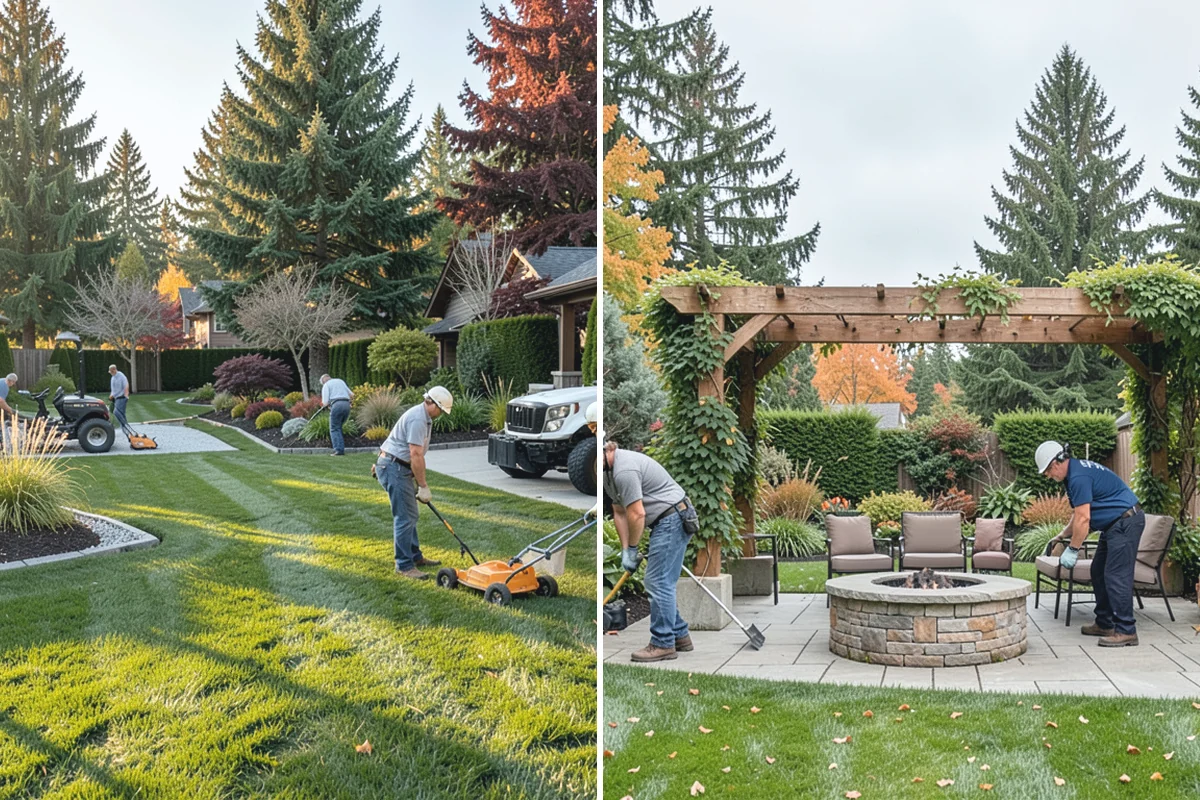 Bark Refresh in Beaux Arts Village, King County, WA - Rake and redistribute the existing bark to fill thin spots