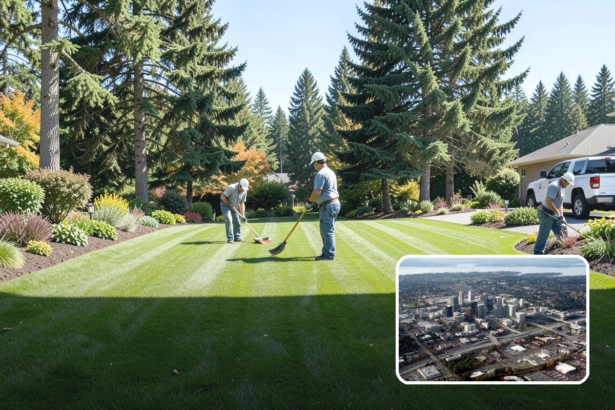 Bark Refresh in Bellevue, King County, WA - Restores rich color to sun-faded and rain-greyed beds