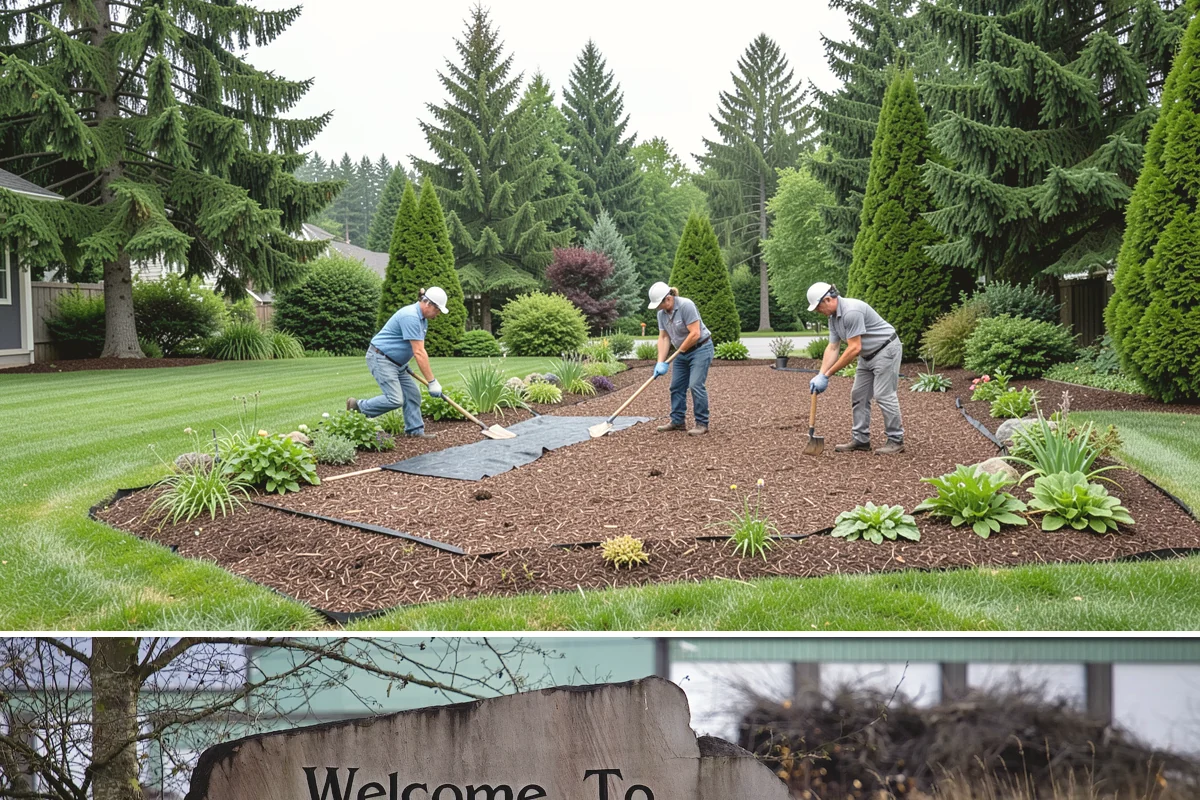 Bark Refresh in Buckley, Pierce County, WA - Ideal in mid-spring once the wettest weeks pass, or a light fall refresh to carry beds cleanly through the rainy months.
