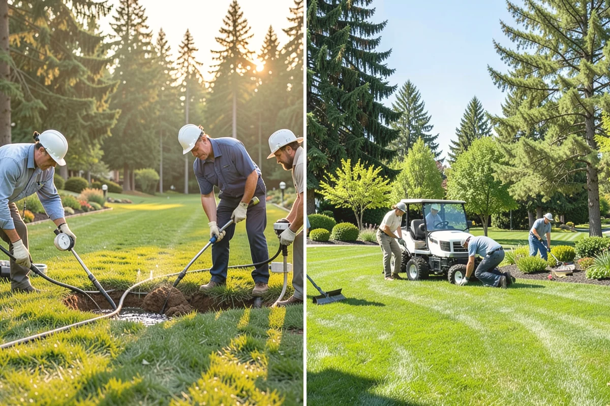 Bark Refresh in Carnation, King County, WA - Rake and redistribute the existing bark to fill thin spots