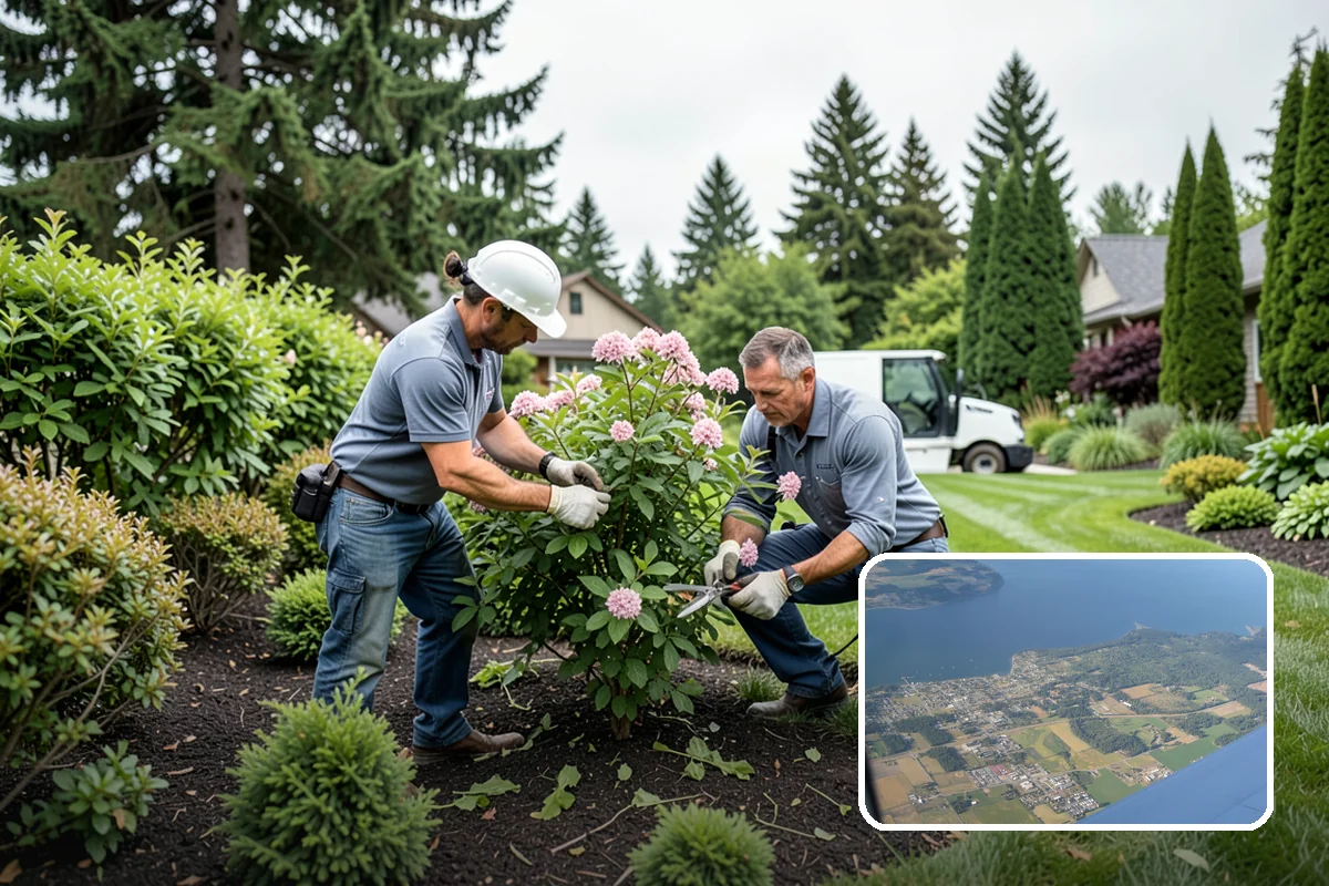 Bark Refresh in Coupeville, Island County, WA - Restores rich color to sun-faded and rain-greyed beds